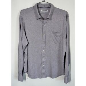 Tommy Bahama The San Lucio Stretch Long Sleeve‎ Purple Button Down Shirt Size XL